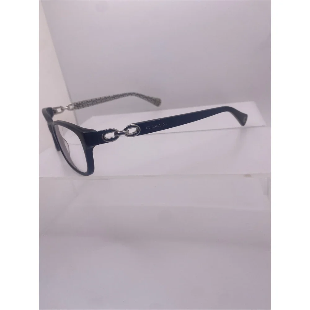 Coach Eyeglasses FRAMES ONLY HC 6052F Fannie 54-16-140 Black White 408